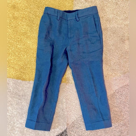 Boys' Ludlow unstructured suit jacket and pants in linen - Picture 2 of 8